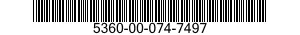 5360-00-074-7497  5360000747497 000747497