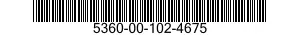 5360-00-102-4675  5360001024675 001024675