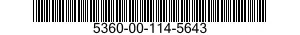 5360-00-114-5643 SPRING,SPECIAL 5360001145643 001145643