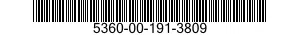 5360-00-191-3809  5360001913809 001913809