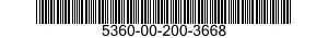 5360-00-200-3668  5360002003668 002003668