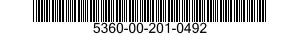 5360-00-201-0492  5360002010492 002010492