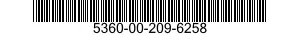 5360-00-209-6258  5360002096258 002096258