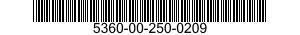 5360-00-250-0209 SPRING,HELICAL,COMPRESSION 5360002500209 002500209
