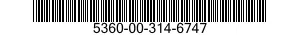 5360-00-314-6747  5360003146747 003146747