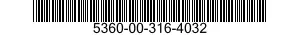 5360-00-316-4032 SPRING,HELICAL,COMPRESSION 5360003164032 003164032