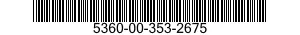 5360-00-353-2675 SPRING,HELICAL,EXTENSION 5360003532675 003532675