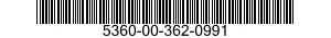 5360-00-362-0991  5360003620991 003620991