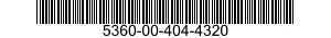 5360-00-404-4320  5360004044320 004044320