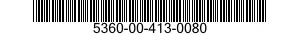 5360-00-413-0080  5360004130080 004130080