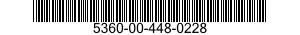 5360-00-448-0228  5360004480228 004480228