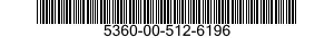 5360-00-512-6196  5360005126196 005126196
