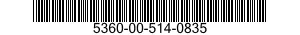 5360-00-514-0835 SPRING,HELICAL,COMPRESSION 5360005140835 005140835