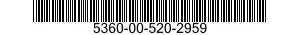 5360-00-520-2959  5360005202959 005202959