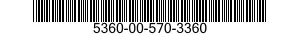 5360-00-570-3360  5360005703360 005703360