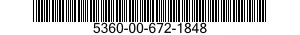 5360-00-672-1848  5360006721848 006721848