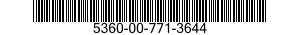 5360-00-771-3644  5360007713644 007713644