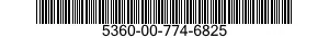 5360-00-774-6825  5360007746825 007746825