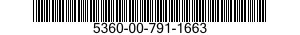 5360-00-791-1663  5360007911663 007911663