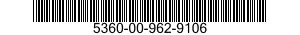 5360-00-962-9106  5360009629106 009629106