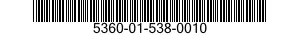 5360-01-538-0010 SPRING,HELICAL,COMPRESSION 5360015380010 015380010