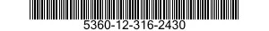 5360-12-316-2430 SPRING,HELICAL,COMPRESSION 5360123162430 123162430