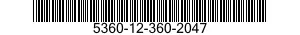 5360-12-360-2047 SPRING,HELICAL,COMPRESSION 5360123602047 123602047