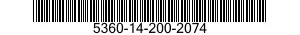 5360-14-200-2074  5360142002074 142002074