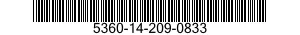 5360-14-209-0833 SPRING,HELICAL,COMPRESSION 5360142090833 142090833