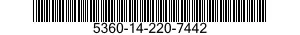 5360-14-220-7442  5360142207442 142207442