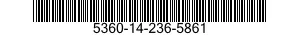 5360-14-236-5861  5360142365861 142365861