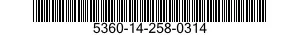 5360-14-258-0314  5360142580314 142580314