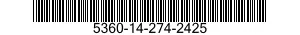 5360-14-274-2425 SPRING,HELICAL,COMPRESSION 5360142742425 142742425