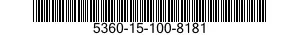 5360-15-100-8181 SPRING,HELICAL,COMPRESSION 5360151008181 151008181