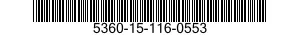 5360-15-116-0553 SPRING,HELICAL,COMPRESSION 5360151160553 151160553