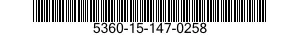 5360-15-147-0258 SPRING,HELICAL,COMPRESSION 5360151470258 151470258