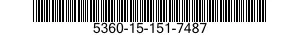 5360-15-151-7487 SPRING,HELICAL,EXTENSION 5360151517487 151517487