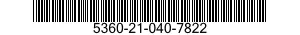 5360-21-040-7822  5360210407822 210407822