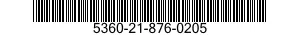 5360-21-876-0205 SPRING,HELICAL,COMPRESSION 5360218760205 218760205
