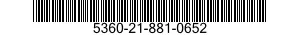 5360-21-881-0652  5360218810652 218810652