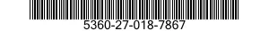 5360-27-018-7867 SPRING,HELICAL,EXTENSION 5360270187867 270187867