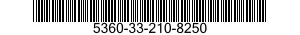 5360-33-210-8250 SPRING,HELICAL,COMPRESSION 5360332108250 332108250