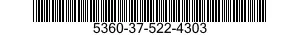 5360-37-522-4303 SPRING,HELICAL,TORSION 5360375224303 375224303