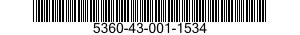 5360-43-001-1534 SPRING,HELICAL,COMPRESSION 5360430011534 430011534