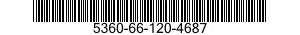5360-66-120-4687 SPRING,HELICAL,COMPRESSION 5360661204687 661204687