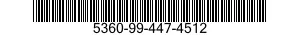 5360-99-447-4512  5360994474512 994474512