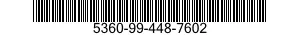 5360-99-448-7602  5360994487602 994487602