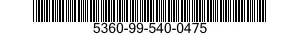 5360-99-540-0475  5360995400475 995400475