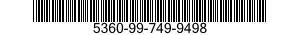 5360-99-749-9498  5360997499498 997499498