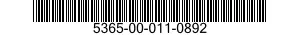 5365-00-011-0892 BUSHING,ACTUATOR 5365000110892 000110892